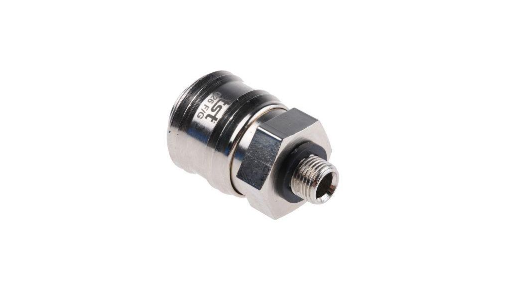 Quick Coupling Plug, Brass, 35bar, 100°C, G1/8"